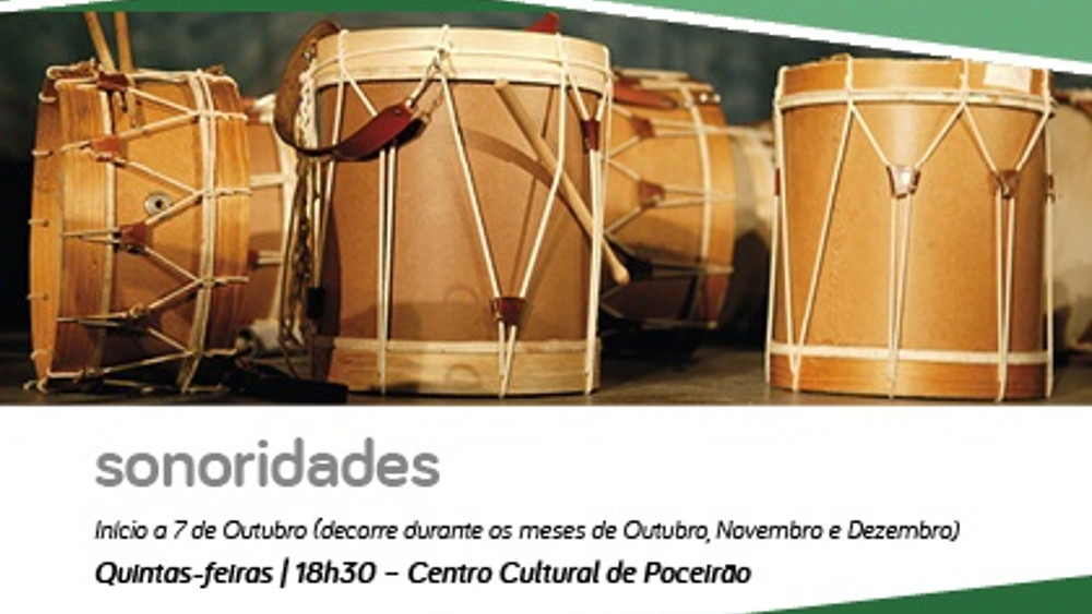 Centro Cultural de Poceirão recebe Aulas Regulares de Percussão