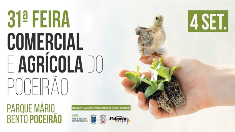 Feira Comercial e Agrícola do Poceirão a 4 de setembro no Parque Mário Bento