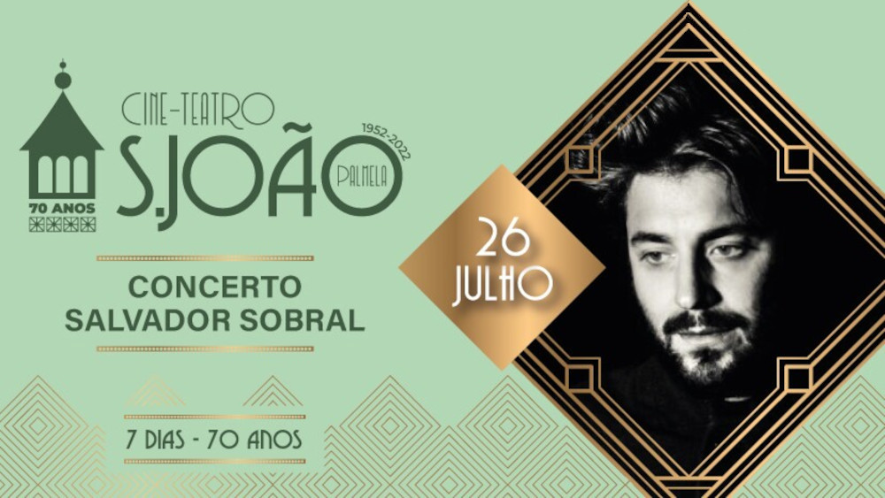 Salvador Sobral no Cine-Teatro S. João em dia de aniversário