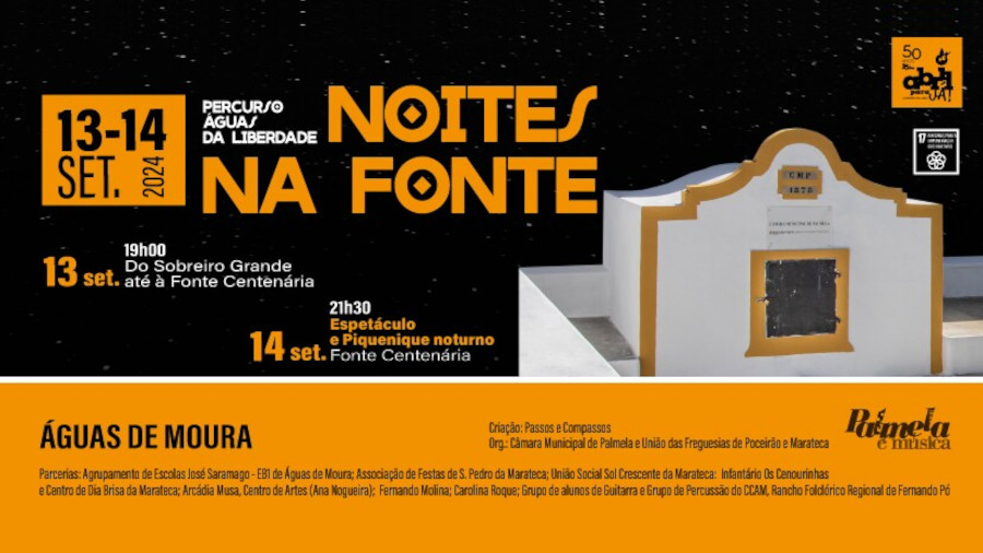 Participe nas “Noites na Fonte” e conheça o trabalho artístico da comunidade local!